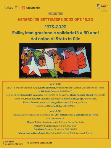 1973-2023. Esilio, immigrazione e solidarietà a 50 anni dal colpo di Stato in Cile