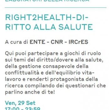 Right2Health - Diritto alla salute