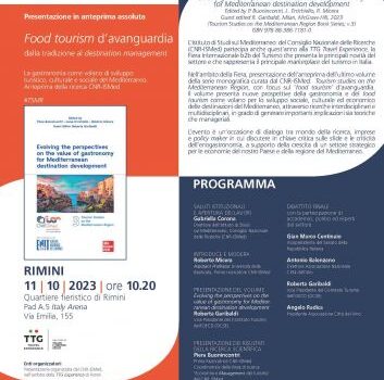 "Food tourism" d'avanguardia: dalla tradizione al "destination management"