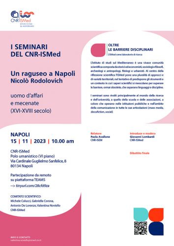 Un raguseo a Napoli: Nicolò Rodolovich, uomo d'affari e mecenate (XVI-XVIII secolo)