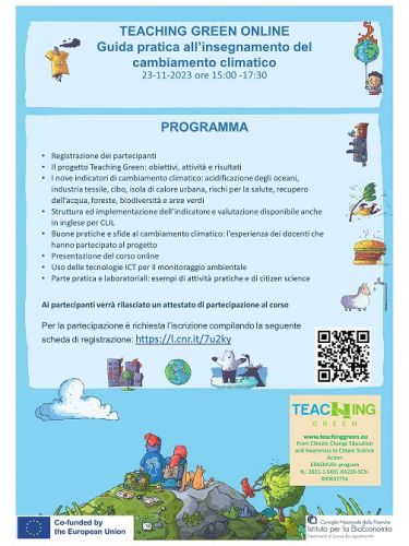 "Teaching green". Guida pratica all'insegnamento del cambiamento climatico
