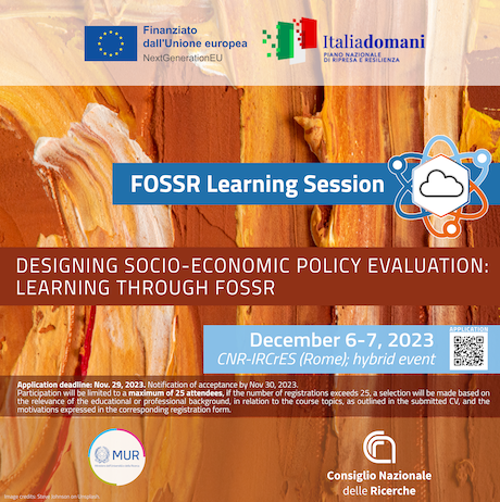 Progettare la valutazione delle politiche socio-economiche: learning session del progetto FOSSR