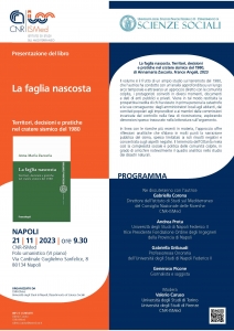 Presentazione del libro "La faglia nascosta. Territori, decisioni e pratiche nel cratere sismico del 1980"