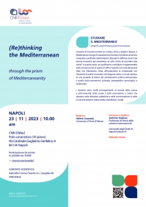 (Re)thinking the Mediterranean through the prism of Mediterraneanity