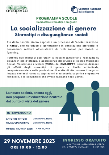 La socializzazione di genere. Stereotipi e disuguaglianze sociali