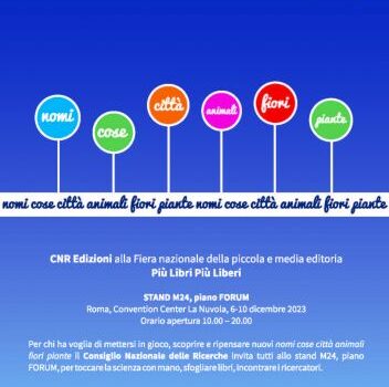 Più Libri Più Liberi: il Cnr alla Fiera nazionale della piccola e media editoria