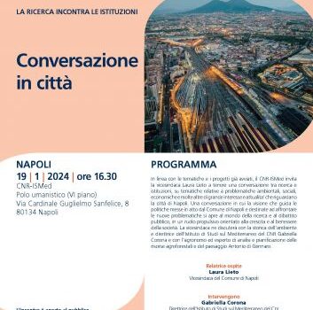 La ricerca incontra le istituzioni. Conversazione in città