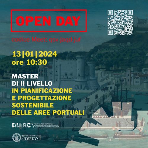 Master in "Pianificazione e progettazione sostenibile delle aree portuali": aperte le iscrizioni