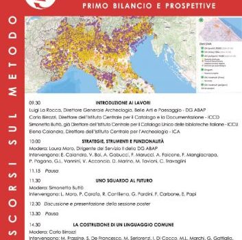 Il Geoportale nazionale per l'archeologia, primo bilancio e prospettive