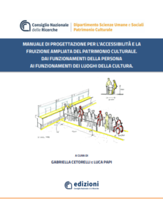 cover della pubblicazione "Manuale di progettazione per l'accessibilita del patromonio culturale"