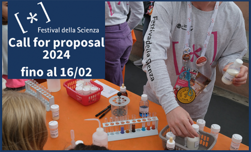 Aperta la Call for Proposal per il Festival della Scienza 2024