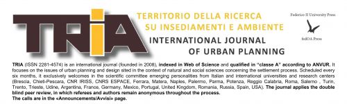 Call for Papers "TRIA": Embracing public space and urban cultures: Understanding and Acting on Complexity of Contemporary Cities