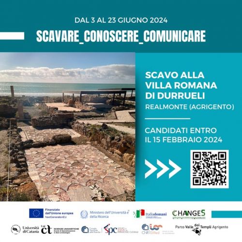 Call per partecipare alla campagna di scavo alla Villa romana Durrueli Realmonte