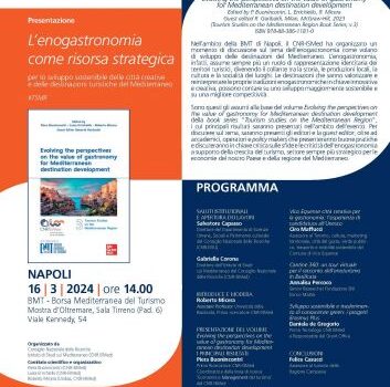 L'enogastronomia come risorsa strategica per lo sviluppo sostenibile delle città creative e delle destinazioni turistiche del Mediterraneo