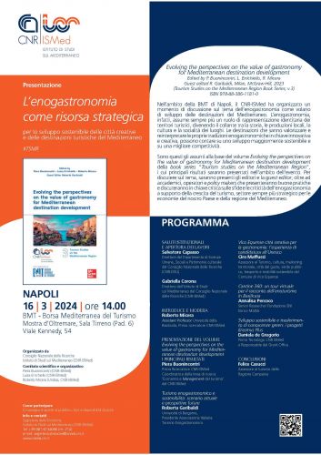 L'enogastronomia come risorsa strategica per lo sviluppo sostenibile delle città creative e delle destinazioni turistiche del Mediterraneo