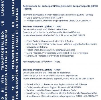 Il bacino di vita transfrontaliero: un laboratorio di integrazione europea tra Italia e Francia