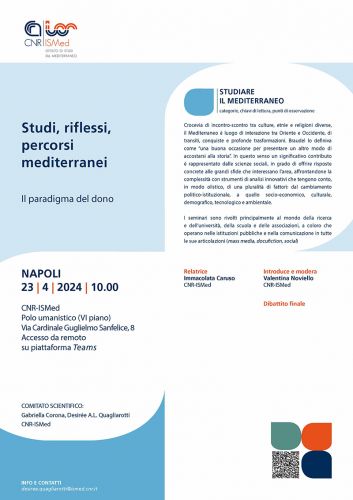 Studi, riflessi, percorsi mediterranei - Il paradigma del dono