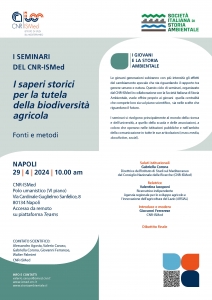 I saperi storici per la tutela della biodiversità agricola. Fonti e metodi