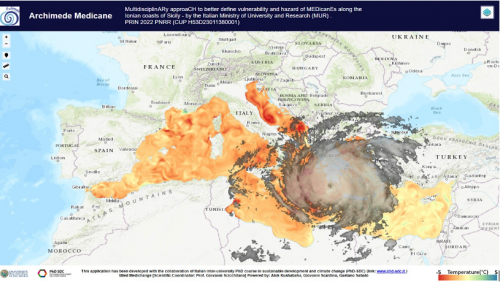 Uragani mediterranei (Medicanes): la riduzione nella temperatura del mare precursore degli eventi estremi