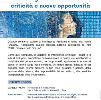 Intelligenza Artificiale: criticità e nuove opportunità