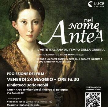 Proiezione del film "Nel nome di Antea - L'arte italiana al tempo della guerra"