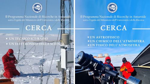 Avvisi di interesse per il reperimento del personale per la XXI campagna invernale in Antartide