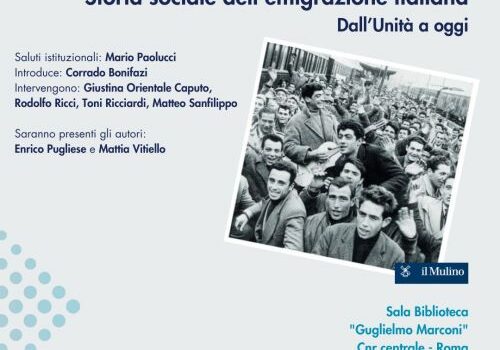 Presentazione del libro "Storia sociale dell'emigrazione italiana. Dall'Unità a oggi"