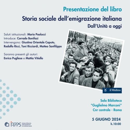 Presentazione del libro "Storia sociale dell'emigrazione italiana. Dall'Unità a oggi"