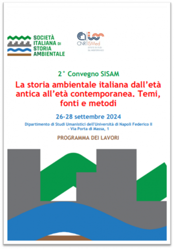 La storia ambientale italiana dall'età antica all'età contemporanea
Temi, fonti e metodi