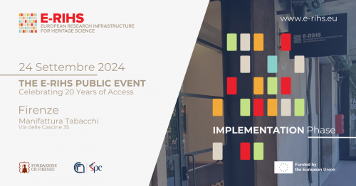 Celebrazione dei 20 anni di accesso a E-RIHS e del suo contributo all'ecosistema dell'infrastruttura di ricerca europea