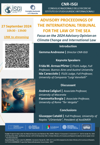 Advisory proceedings of the International Tribunal for the Law of the Sea