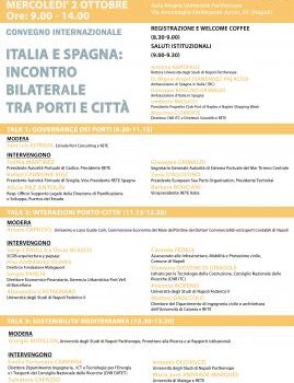 Convegno Internazionale "Italia e Spagna: Incontro Bilaterale tra Porti e Città"