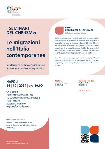 Le migrazioni nell'Italia contemporanea. Tendenze di ricerca consolidate e nuove prospettive interpretative