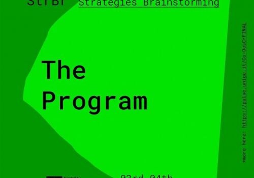 Evento di co-design e co-creation "Formulating & processing the Port-Cluster Landscape: Strategies Brainstorming (StrBr)"