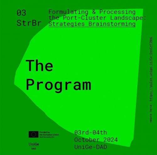 Evento di co-design e co-creation "Formulating & processing the Port-Cluster Landscape: Strategies Brainstorming (StrBr)"