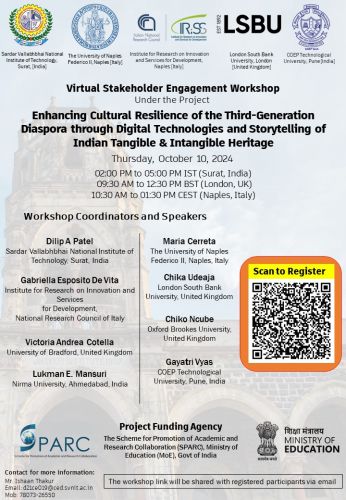 Virtual Stakeholder Engagement Workshop on Digital Technologies and Storytelling of Indian Tangible and Intangible Heritage