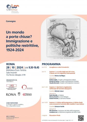 Un mondo a porte chiuse? Immigrazione e politiche restrittive, 1924-2024