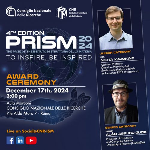 Premio PRISM 2024: annunciati i vincitori