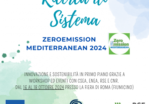 Il Cnr a "Zeroemission Mediterranean 2024"