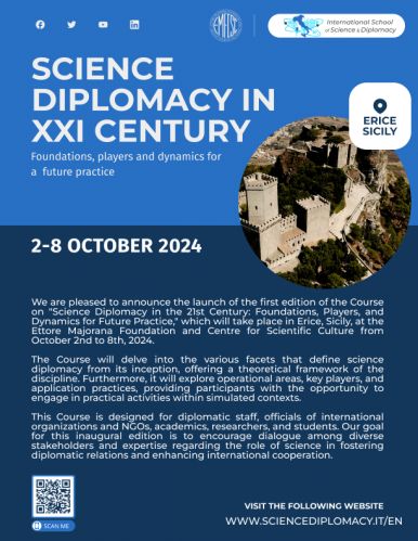 Il Cnr alla Science Diplomacy School di Erice