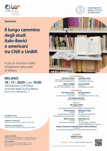 Il lungo cammino degli studi italo-iberici e americani tra Cnr e Unimi. A più di trent'anni dalla fondazione della sede di Milano