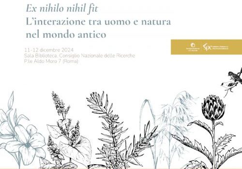 Dialoghi per la storia: "Ex nihilo nihil fit: l'interazione tra uomo e natura nel mondo antico"