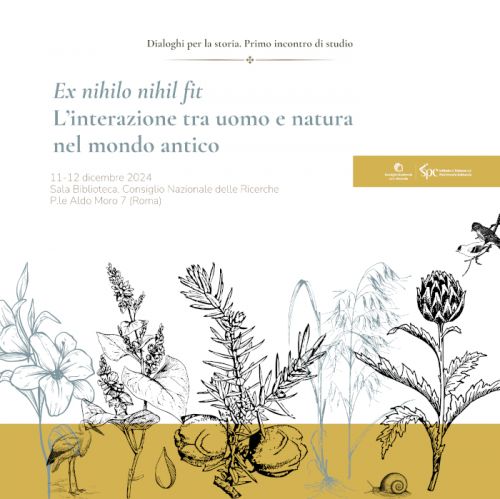 Dialoghi per la storia: "Ex nihilo nihil fit: l'interazione tra uomo e natura nel mondo antico"