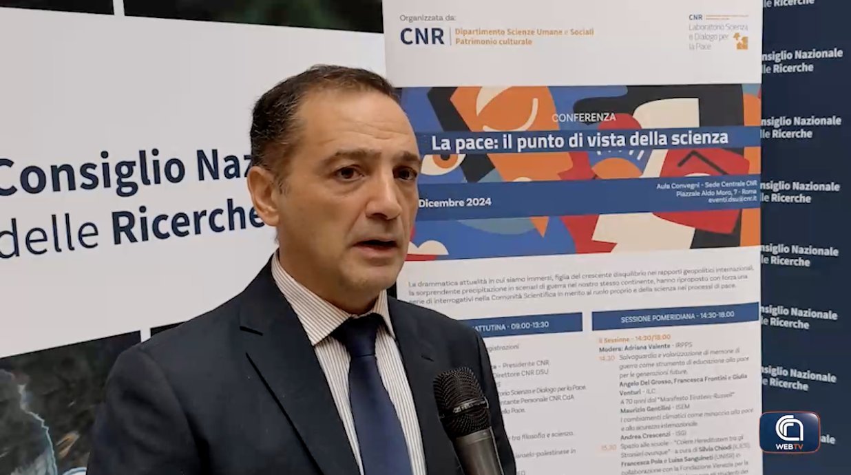 La pace il punto di vista della scienza. Servizio della CnrWebTv.