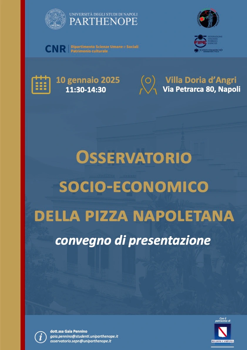 Presentazione dell’Osservatorio Socio-Economico della Pizza Napoletana