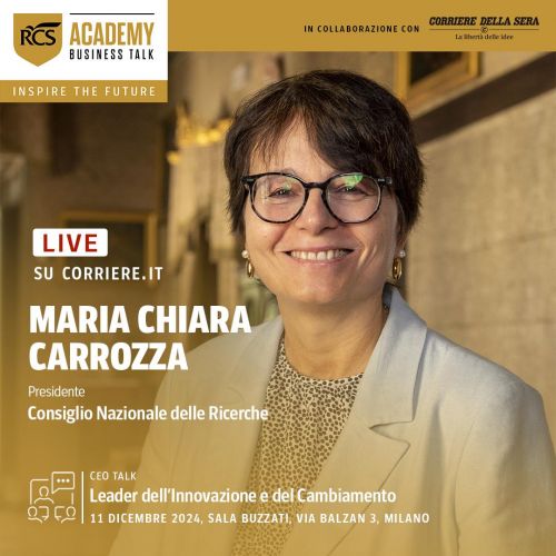 RCS Academy Ceo Talk: Leader dell'innovazione e del cambiamento - AI e best practice a confronto