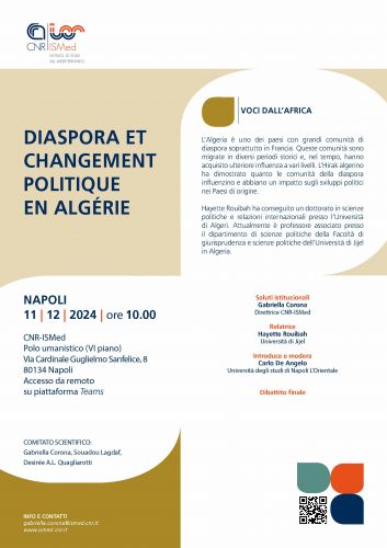Voci dall'Africa: "Diaspora et changement politique en Algérie"