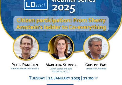 LDnet Webinar: "Citizen Participation: From Sherry Arnstein's Ladder to Co-Everything"