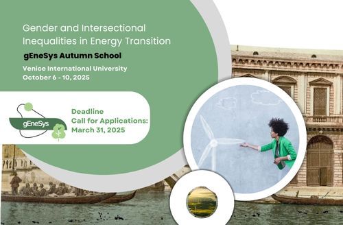 gEneSys Autumn School: Gender and Intersectional Inequalities in Energy Transition