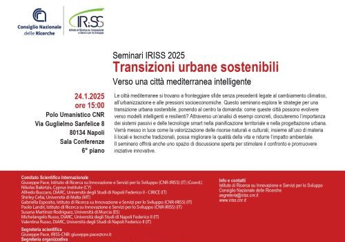 Transizioni urbane sostenibili. Verso una città mediterranea intelligente
